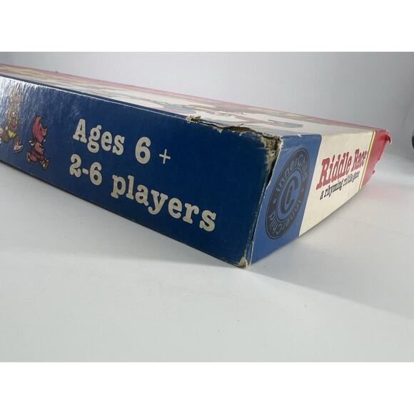 Vintage Riddle Race Board Game Replacement Pieces Educational Rhyming Reading - Picture 4 of 13